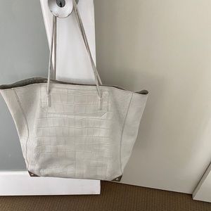 Alexander Wang White Croc Tote